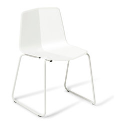 Stratos Sled chair in white - Dining Chairs