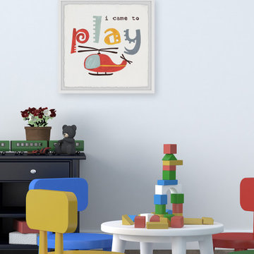 "I Came to Play" Framed Painting Print
