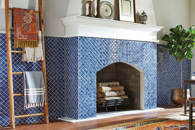 Fireplace tile