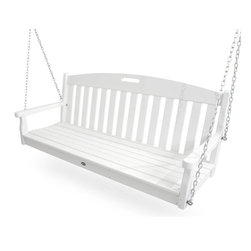 Trex&reg; Outdoor Furniture&trade; Yacht Club Collection Swing in White - Patio Furniture And Outdoor Furniture