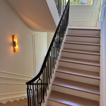 Project #134 | Straight Staircase with Elliptical Stringer