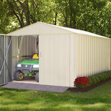 THE ARROW COMMANDER™ SERIES STEEL STORAGE SHEDS