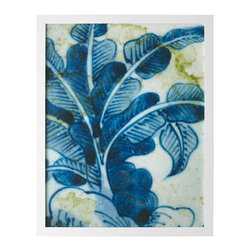 CHINESE POTTERY WALL ART - LEAVES - Products