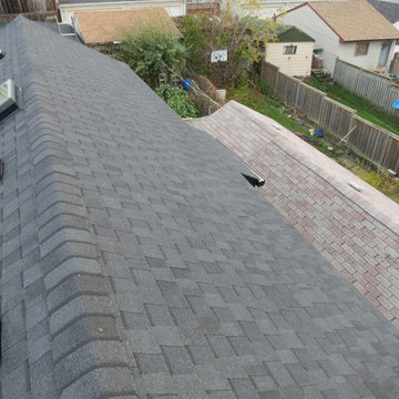 Asphalt Shingles Certainteed Landmark Moire Black Roof Installation