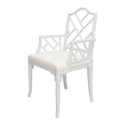 Worlds Away - Worlds Away Bristol Chippendale Style Dining Chair - Dining Chairs