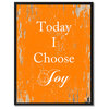 Today I Choose Joy Inspirational, Canvas, Picture Frame, 28"X37"
