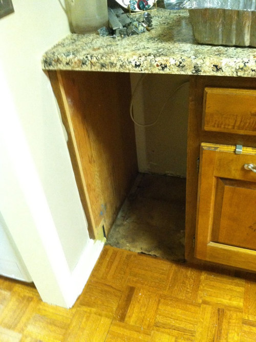 Removed trash compactor