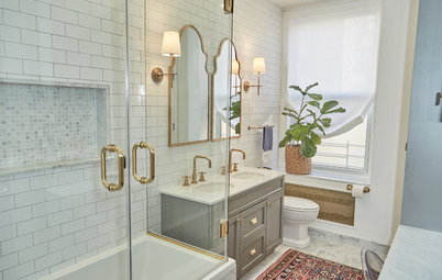 A Warm, Elegant and Highly Functional Master Bath