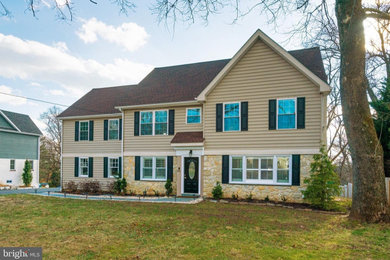Inspiration for a timeless exterior home remodel in Philadelphia