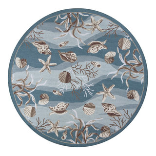 Sonesta 2003 Seafoam Shells Rug, 7'6