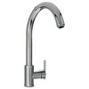 MR Direct 711 Single Handle Kitchen Faucet, Chrome, Chrome Soap Dispenser