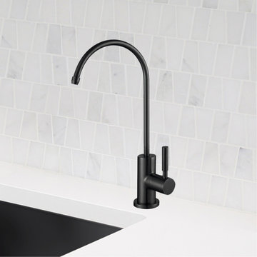 Stainless Steel Drinking Water Faucet in Matte Black