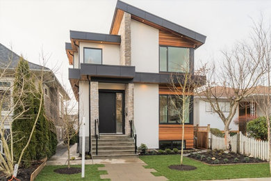 Example of a trendy exterior home design in Vancouver