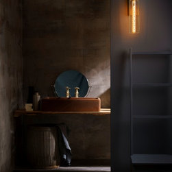 Clear Long Bathroom Wall Light - Bathroom Wall Lights