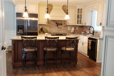 Example of a cottage kitchen design in Philadelphia