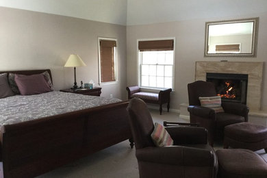 Example of a bedroom design in Philadelphia
