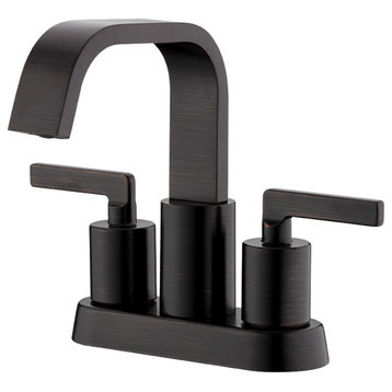 Luxier MSC14-T Single-Handle Bathroom Faucet With Drain, Oil Rubbed Bronze