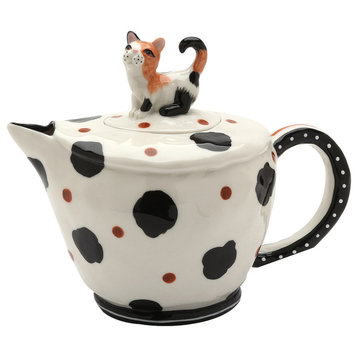 Calico Cat Teapot 19 Oz.
