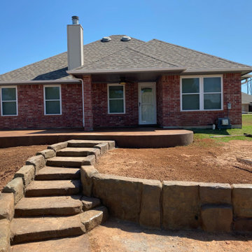 Guthrie Retaining Walls and Stairs