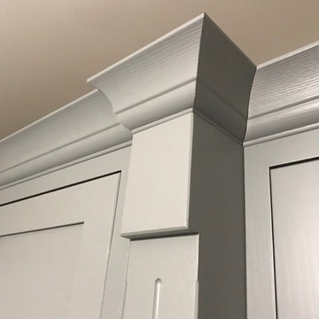 Solid oak custom made in-frame kitchen
