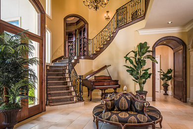 Inspiration for a timeless entryway remodel in Houston