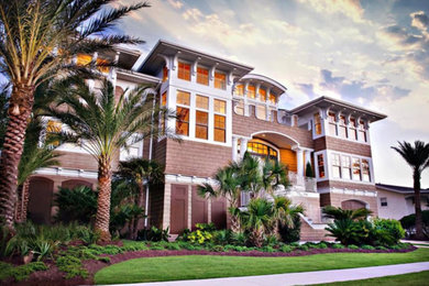 Design ideas for a coastal landscaping in Other.