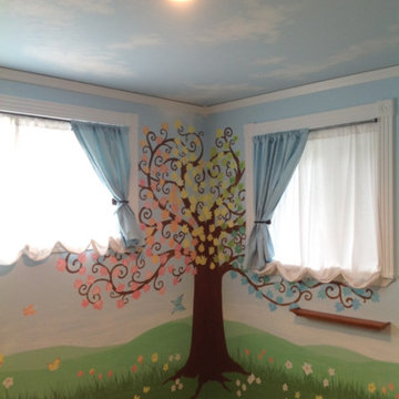 Nursery Mural by Tamara Hergert