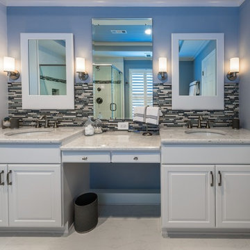 Burke Contemporary Master Bathroom