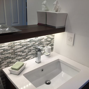 Shades of Gray Guest Bathroom