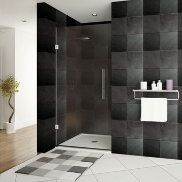 Swing-Out Shower Doors, Frameless, 10mm Clear Tempered Glass, ULTRA-E Collection, 36"x72"