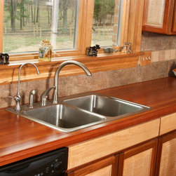 Brazilian Cherry Kitchen Counter Top - Kitchen Countertops