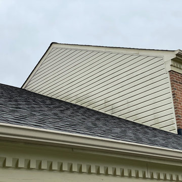 Trim repairs & siding power wash
