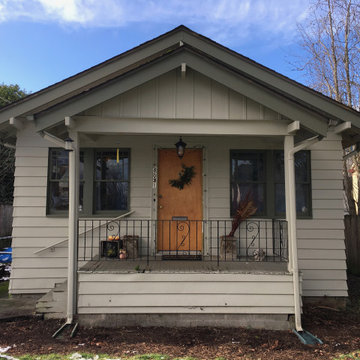 Historic front porch rebuild replication