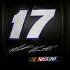 Matt Kenseth #17 NASCAR Chesapeake Black Leather Arm Chair