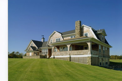 Example of a classic exterior home design in Providence