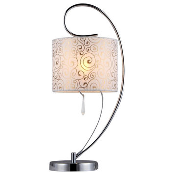 Warehouse Of Tiffany Swirl Crystal Table Lamp TL1072