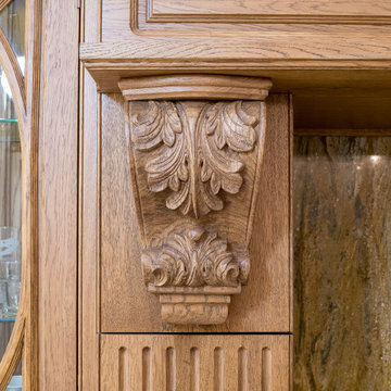 Classic, Sustainable-Wood Victorian Style Kitchen