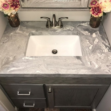Refined Rustic Powder Room