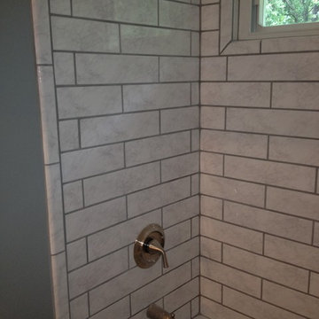 Canton Michigan White bathroom remodeling