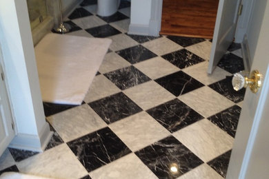 Example of a classic bathroom design in Other