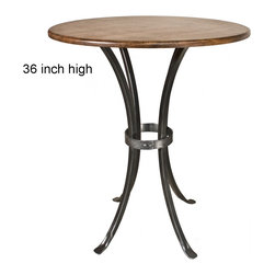 Montage 36" Bar Table by Stone County Ironworks - Indoor Pub And Bistro Tables