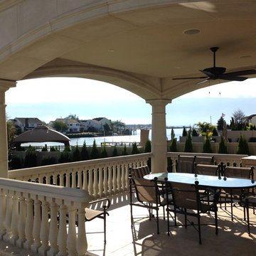 Concrete Balusters & Railings For Patio