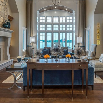 Coastal with French Chateau Characteristics