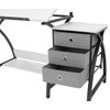 Comet Center Plus, Craft Table and Stool Set with Storage and Adjustable Top