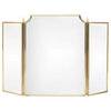 Solid Brass Fireplace Screen, Small, 573
