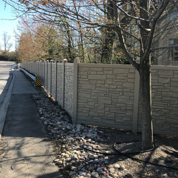 Residential Concrete Fence