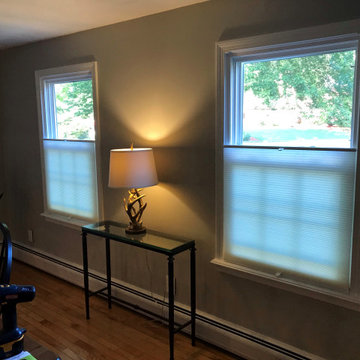 Customer Photos of Installed Pleated Blinds and Honeycomb Shades