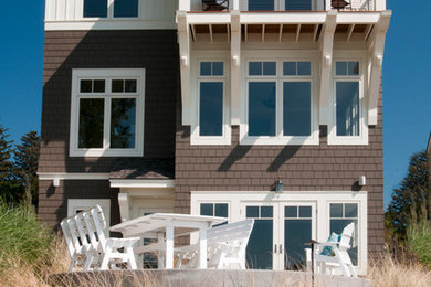 This is an example of a beach style exterior in Grand Rapids.