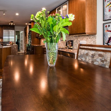 Danbury Brown-Toned Contemporary Kitchen