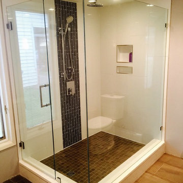 90 Degree Frameless Glass Shower Doors